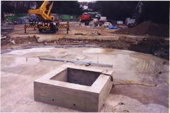 Capping Alexandra Park storm drain shaft c2000